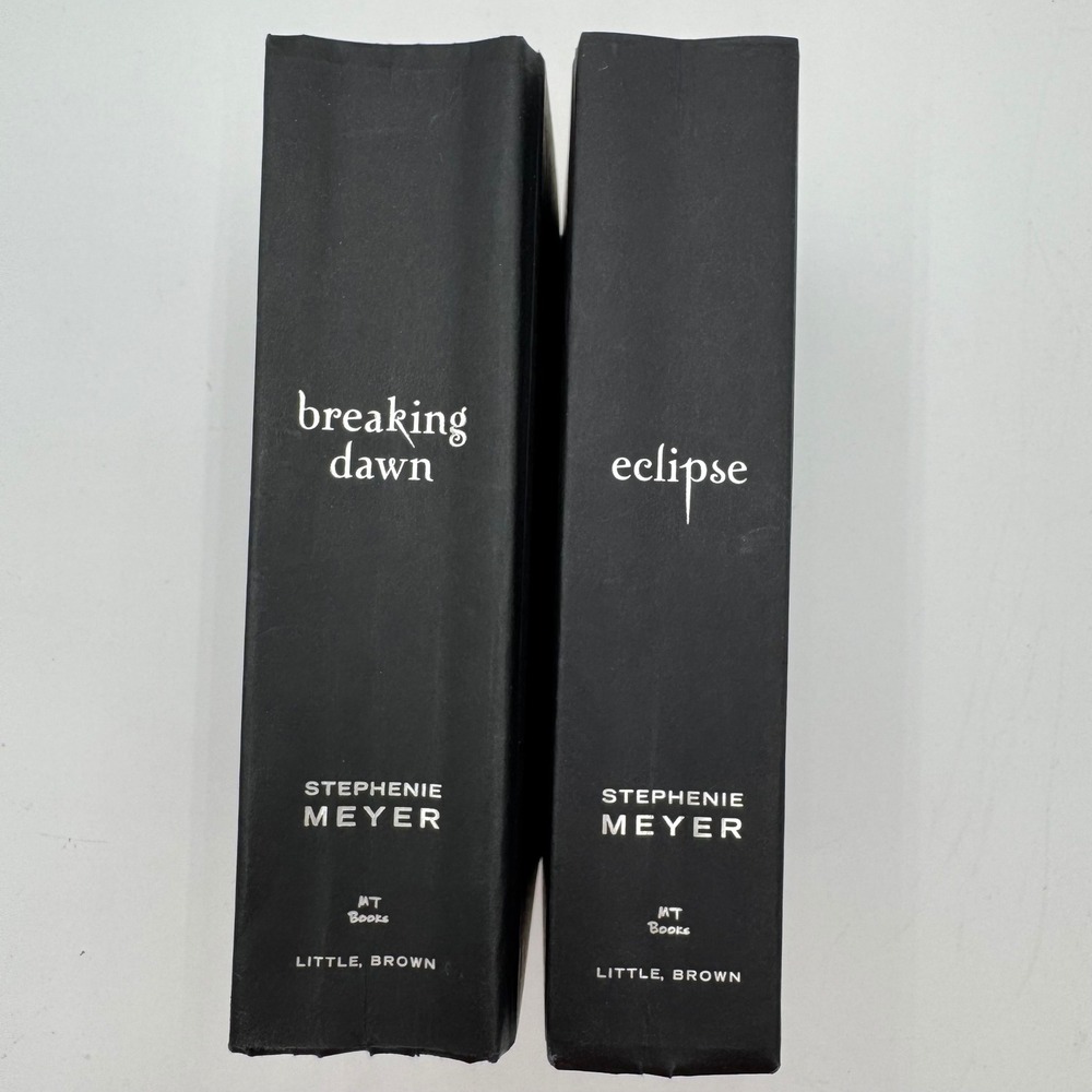 Stephenie Meyer Eclipse & Breaking Dawn Hardcover Books Lot Twilight Saga 1st Ed